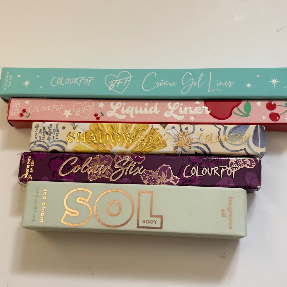 ColourPop Bundle New never been used